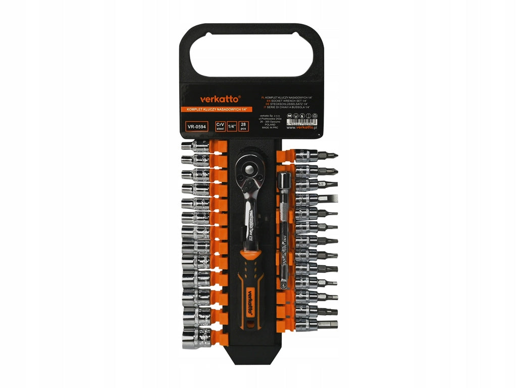 SOCKET WRENCH SET 1/4" 28pcs socket set ratchet sockets
