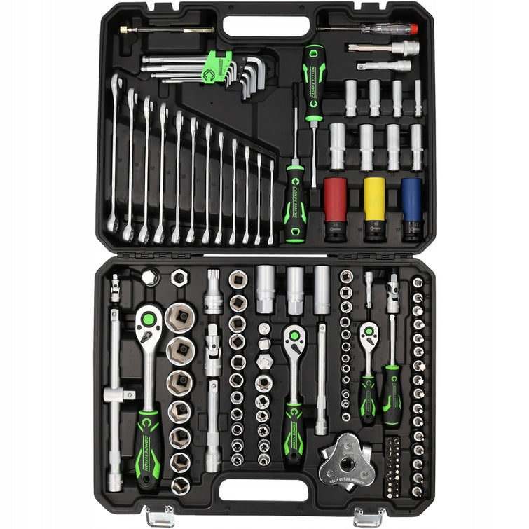 SOCKET WRENCH SET 1/4" 3/8" 1/2"132PCS 512.0132 KS TOOLS COMPETITION EAN (GTIN) 4042146962954
