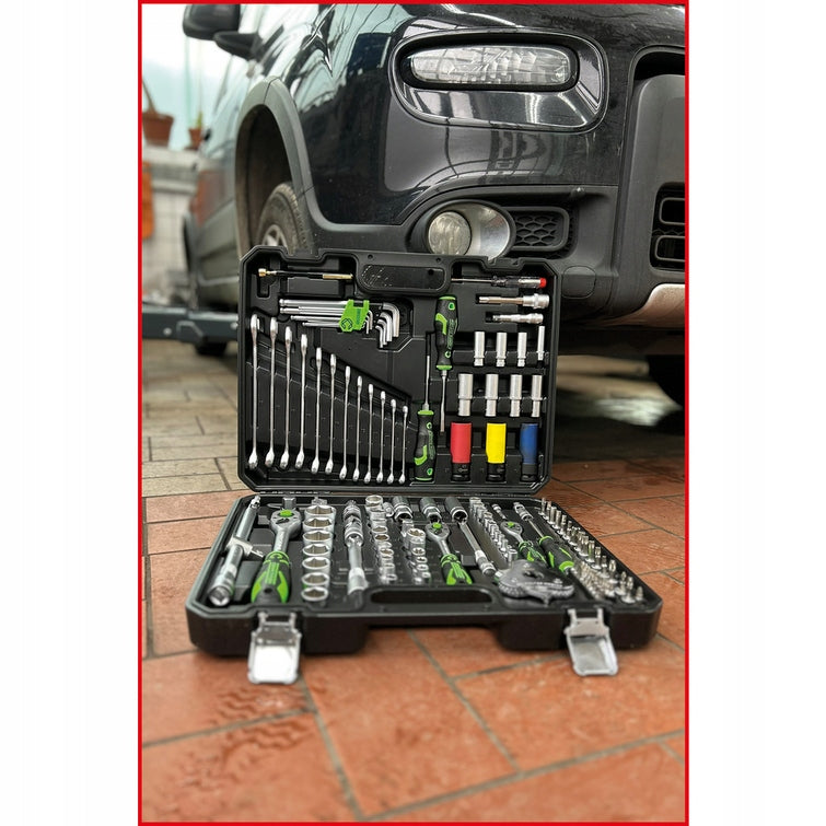 SOCKET WRENCH SET 1/4" 3/8" 1/2"132PCS 512.0132 KS TOOLS COMPETITION Manufacturer code 512.0132