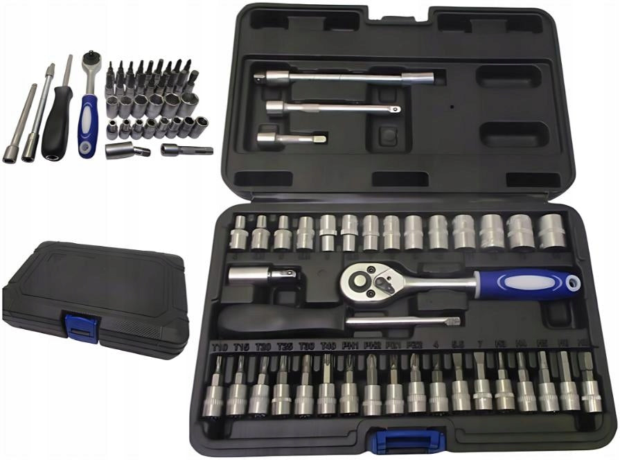 SOCKET WRENCH SET 1/4" 38 PCS HEX TORX EXTENSION RATCHET CAP