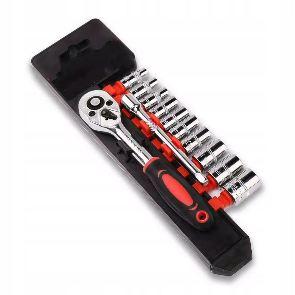 SOCKET WRENCH SET 1/4" RATCHET 13EL EAN (GTIN) 0088855483469