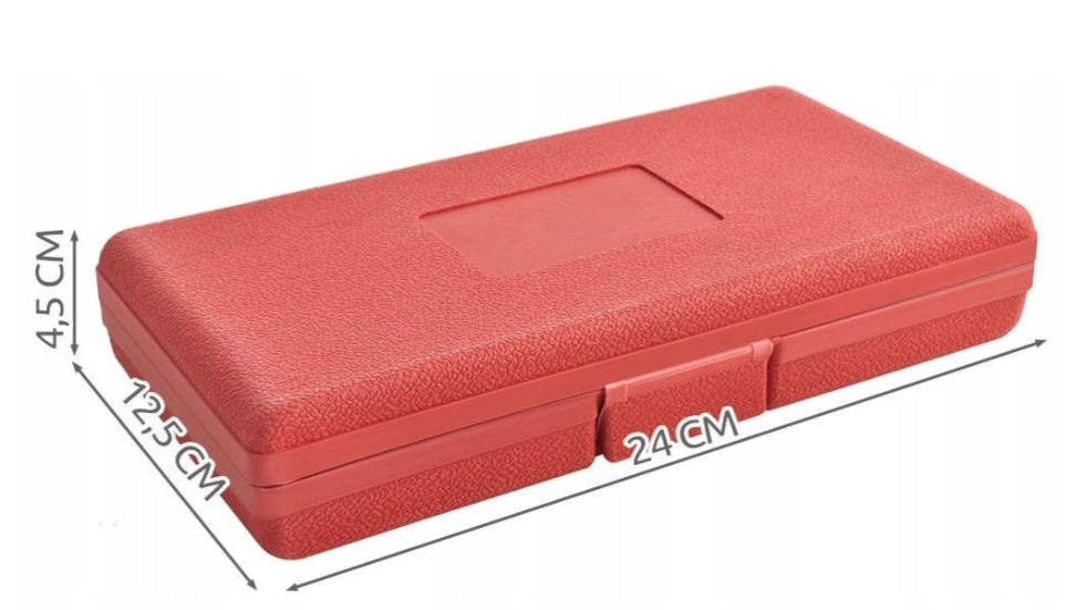 SOCKET WRENCH SET 1/4 RATCHET BITS 46EL chrome vanadium steel Product weight with unit packaging 1.292 kg