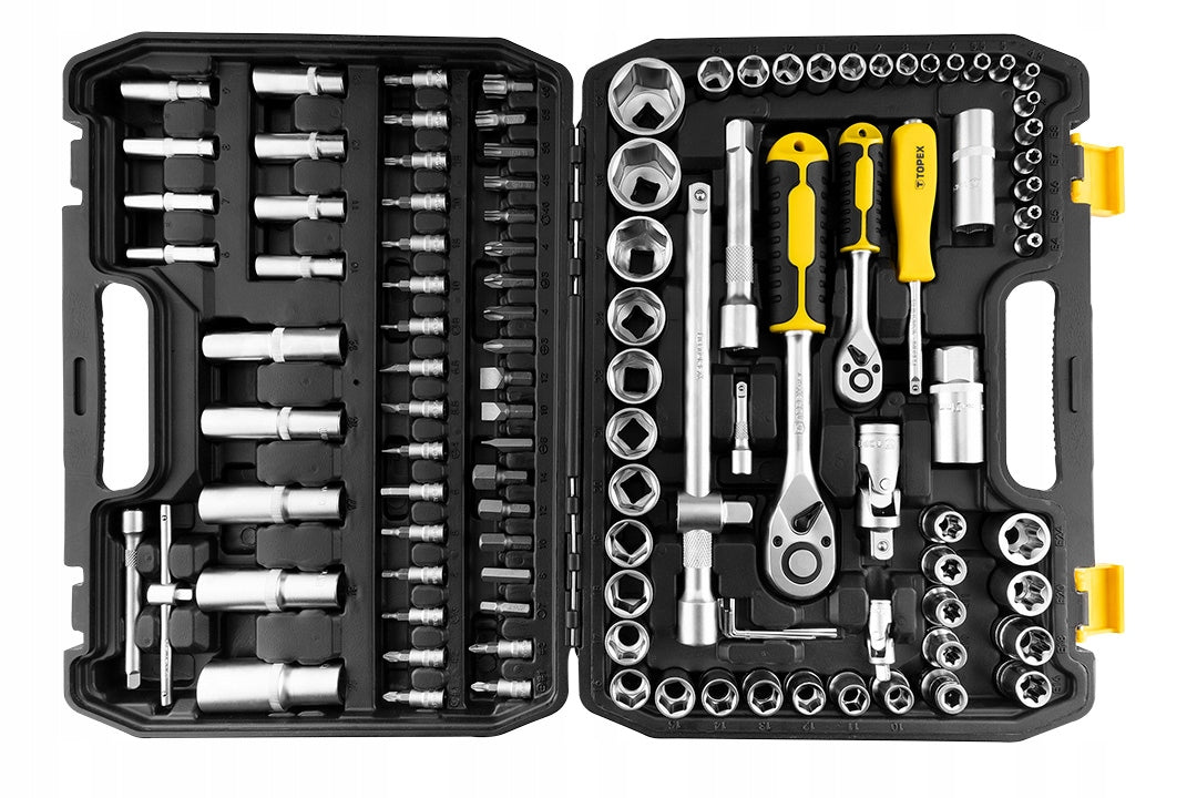 SOCKET WRENCH SET 110 ELEMENTS 1/2" 1/4" CRV STRONG SOCKET WRENCHES EAN (GTIN) 5906692022168