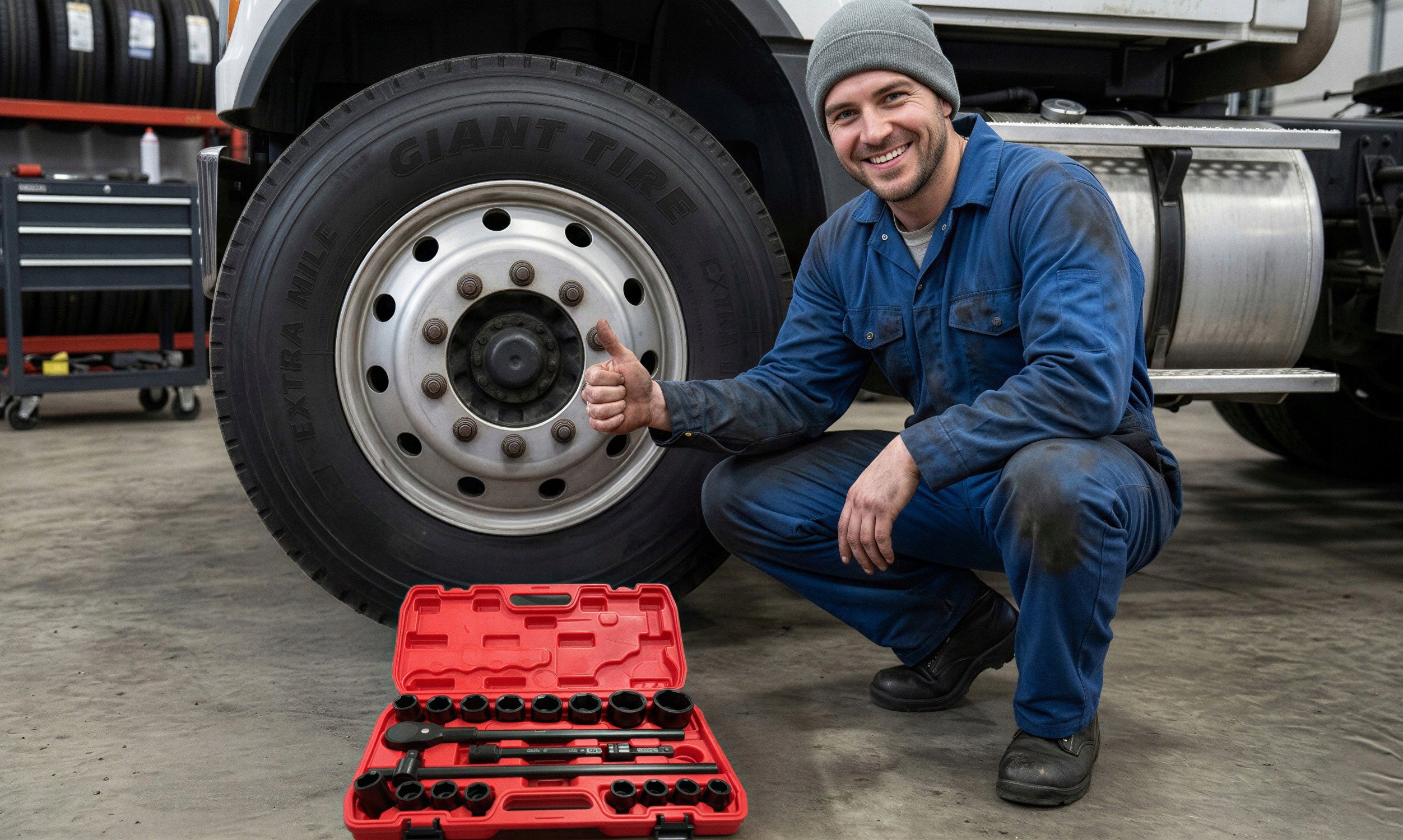 SOCKET WRENCH SET 19-50mm RATCHET 3/4 SOCKET WRENCHES 21 EL LARGE Manufacturer code KLUCZE NASADOWE 21 ELEMENTÓW 3/4 GRZECHOTKA
