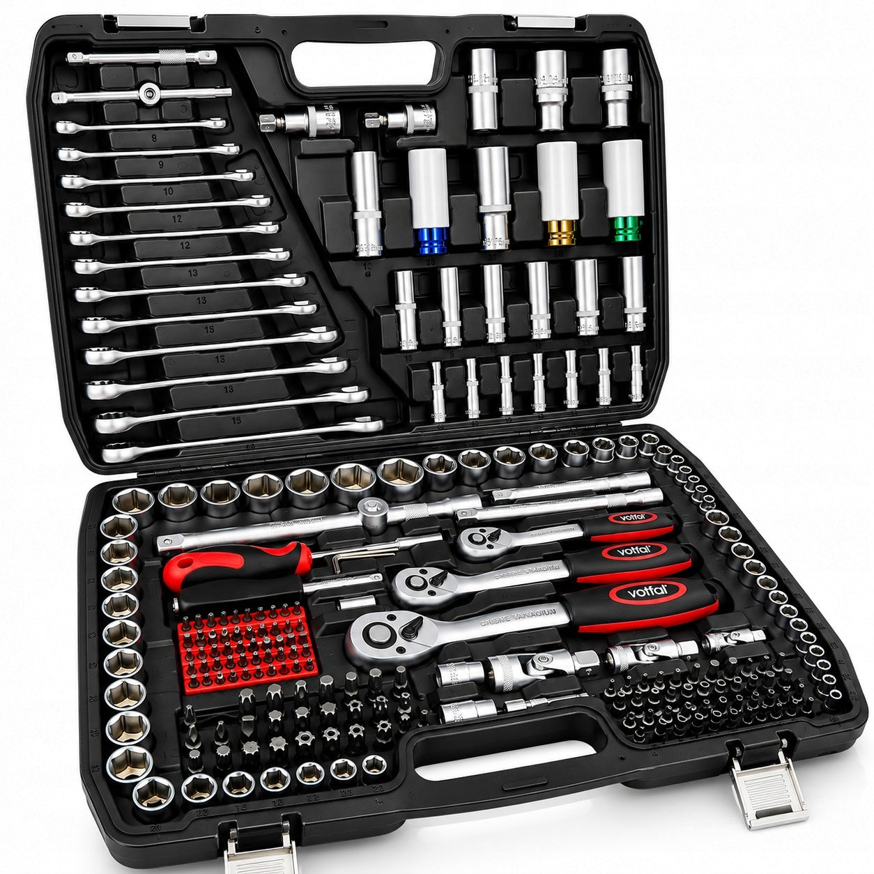 SOCKET WRENCH SET 216 EL TOOLS RATCHET CASE 72T FOR ALLOY WHEELS Manufacturer code V08421