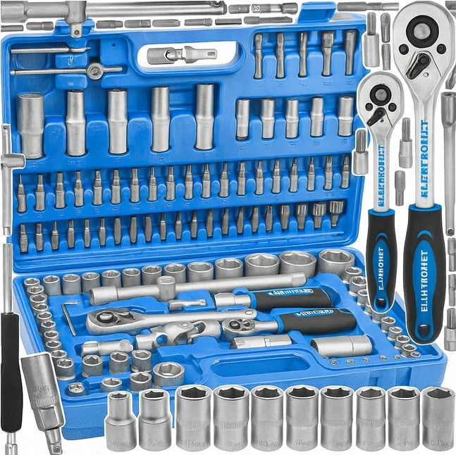 SOCKET WRENCH SET SOCKET WRENCHES 1/4" 1/2" 108 PIECES OF COMPONENTS Manufacturer code KLUCZE NASADOWE 1/4" 1/2" 108 SZTUK