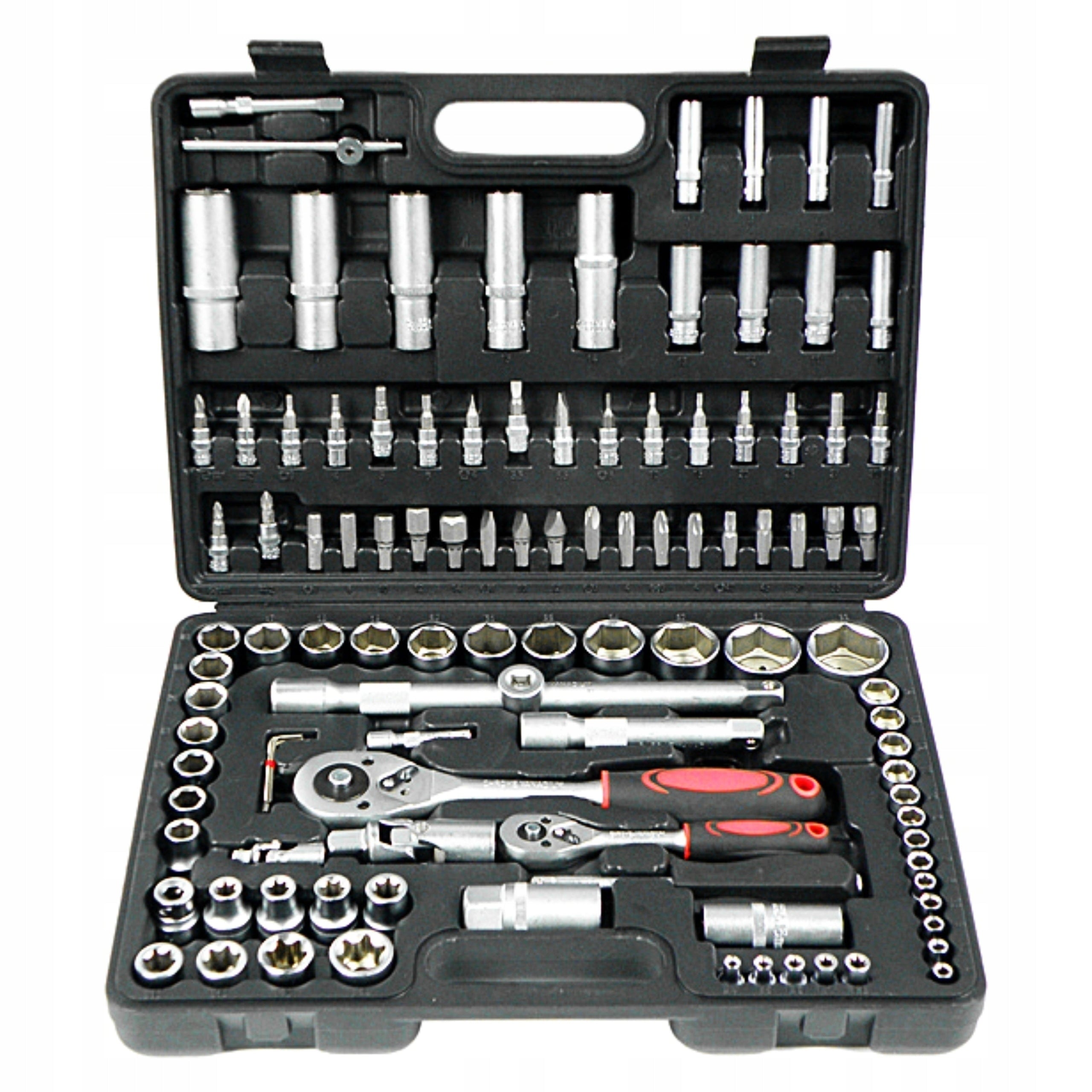 SOCKET WRENCH SET SOCKET WRENCHES 108 EL. SUITCASE ONDRAGON Brand Heidmann
