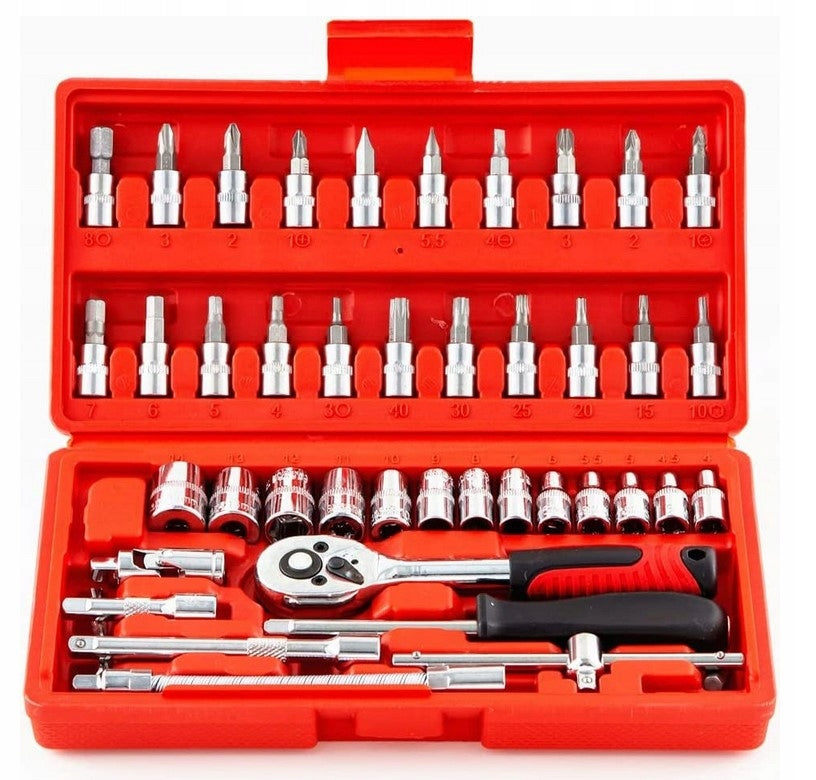 SOCKET WRENCH SET SOCKET WRENCHES 46 TORX Bits Screwdrivers Allen Packaging status original
