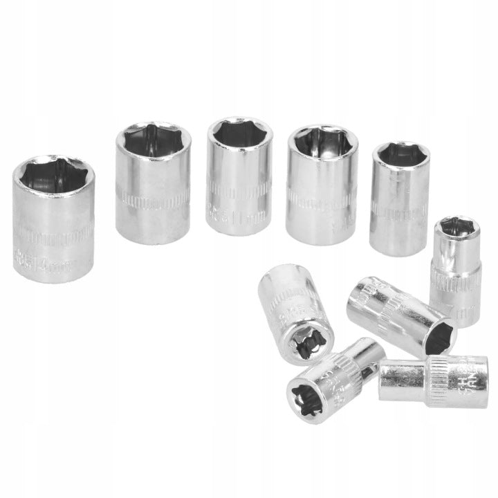 SOCKET WRENCH SET SOCKET WRENCHES BITS RATCHET ADAPTERS 46 ELEMENTS. EAN (GTIN) 5905090122043