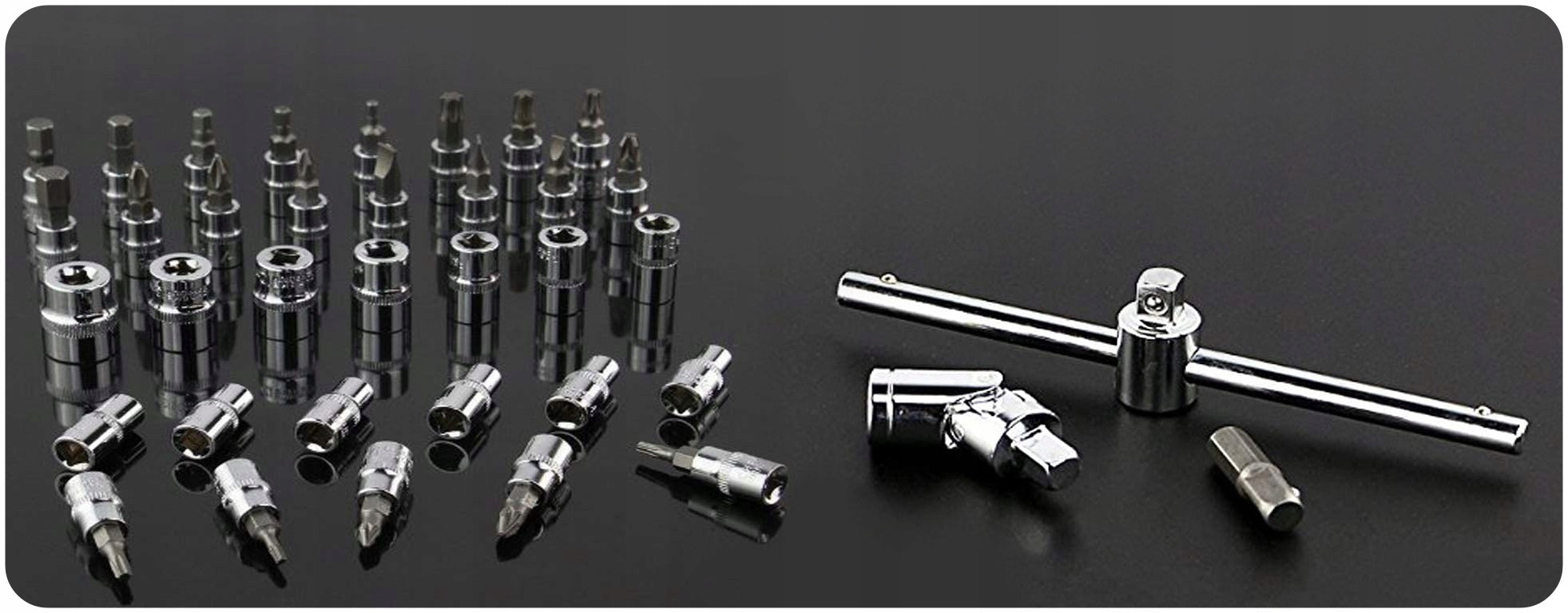 SOCKET WRENCH SET TOOL CASE 1/4 INCH RATCHET CAP Manufacturer code 870723