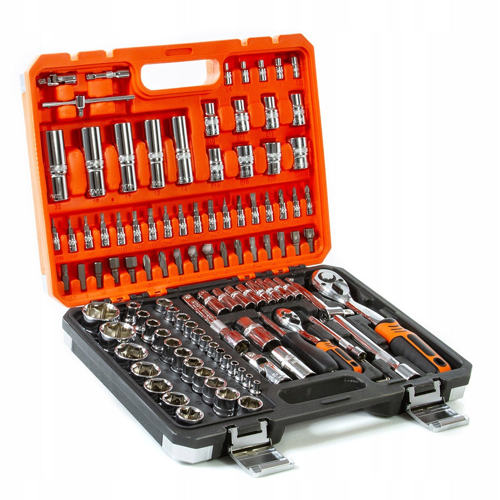 SOCKET WRENCH TOOL KIT SOCKET WRENCHES 108 EL BJC CrV RATCHET Manufacturer code B58228