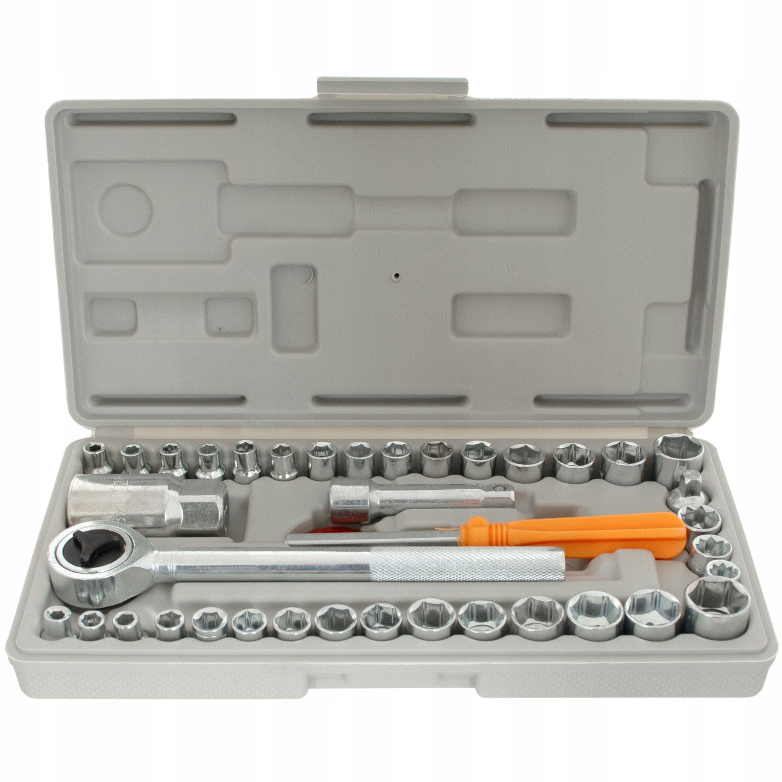 SOCKET WRENCH TOOL SET 40 ELEMENTS RATCHET TOOL CASE Brand M MODECAR