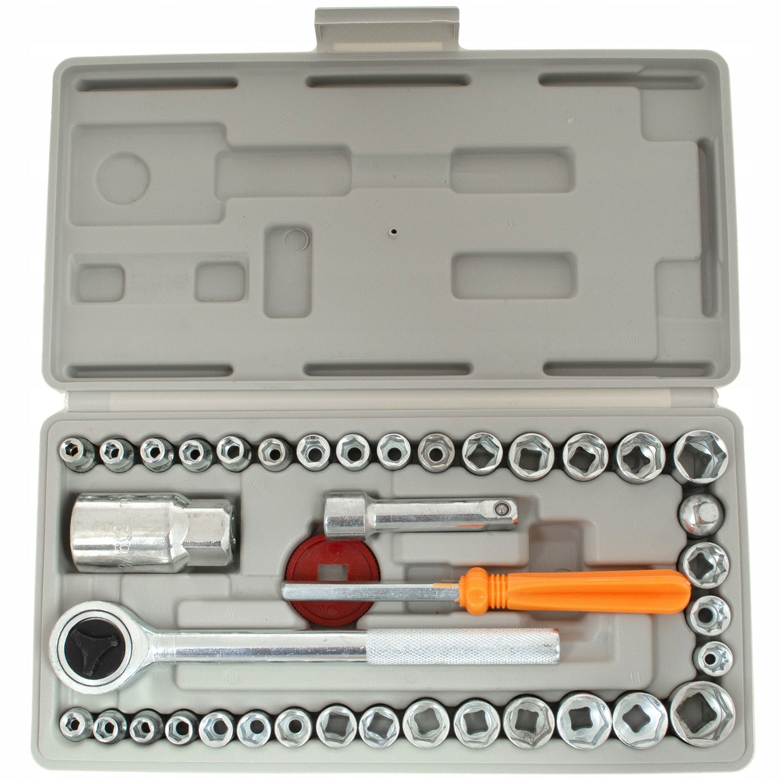 SOCKET WRENCH TOOL SET 40 ELEMENTS RATCHET TOOL CASE