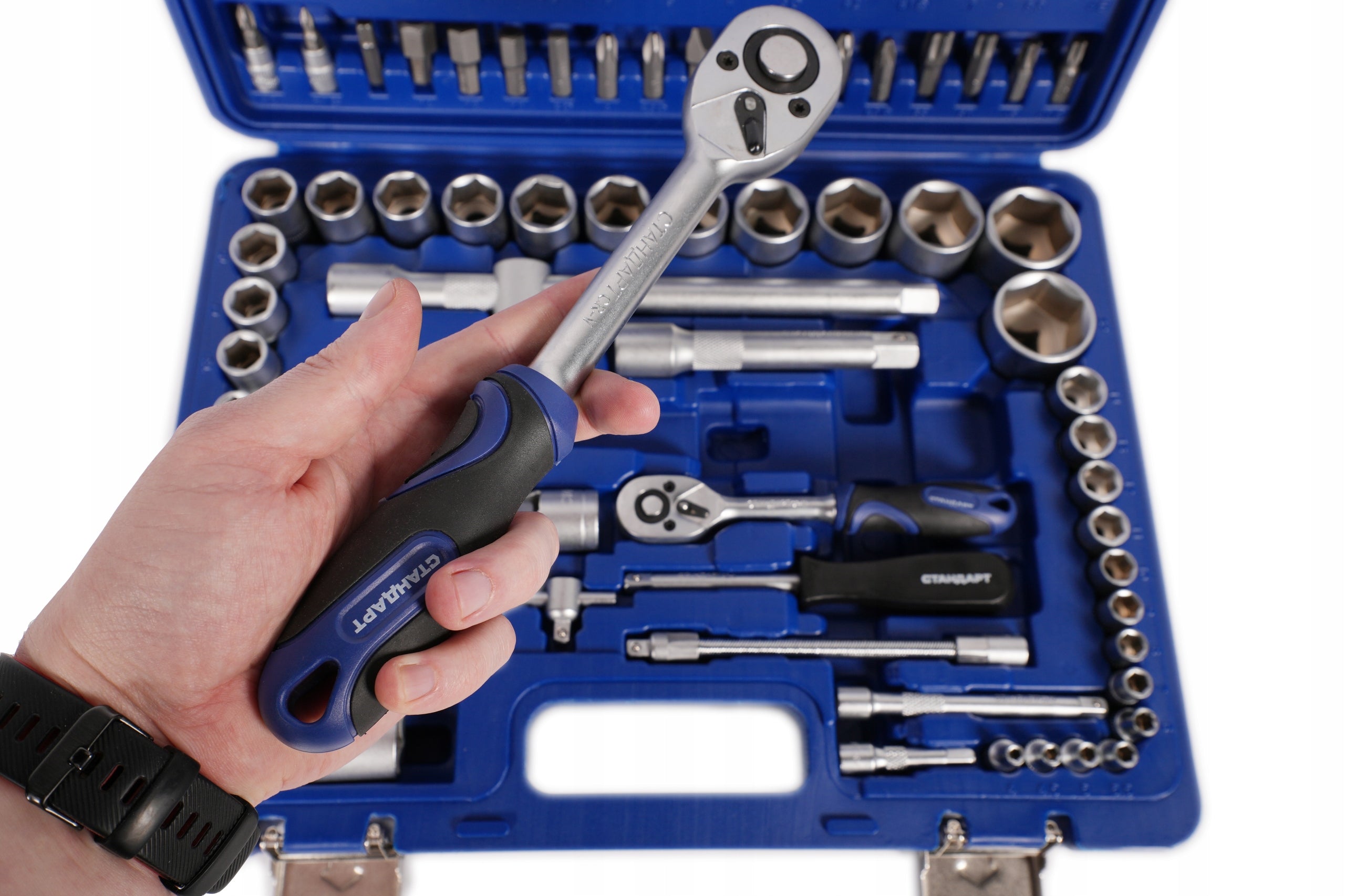 SOCKET WRENCH TOOL SET 94 EL 1/4" 1/2" RATCHET BIT SOCKETS EAN (GTIN) 6939133000264
