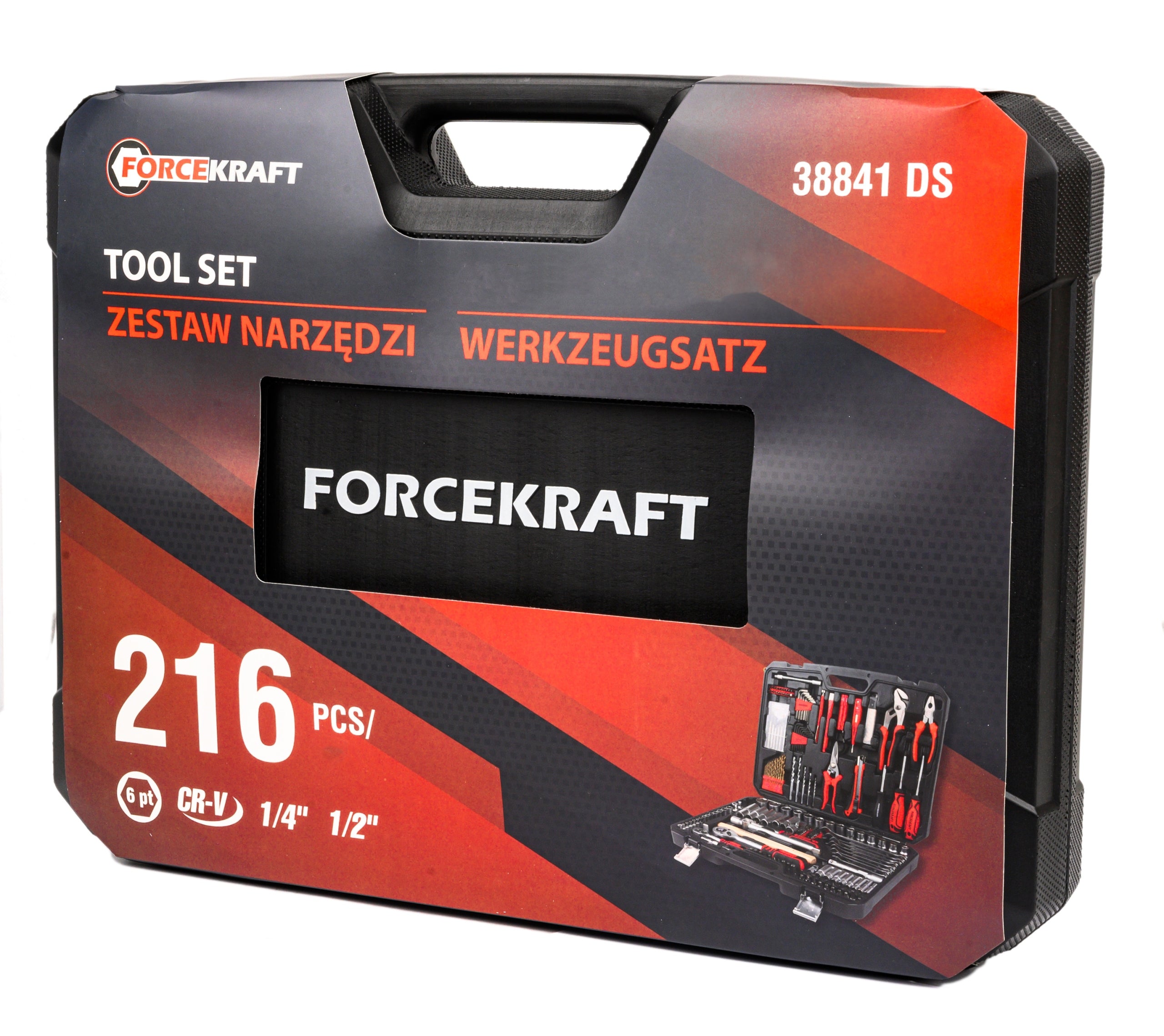 SOCKET WRENCH TOOL SET TORX OPEN WRENCHES SOCKETS 216EL Brand Forcekraft