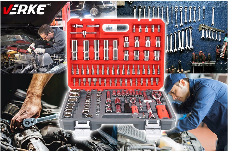 SOCKET WRENCHES 108 TOOL SOCKET WRENCH SET TORX BITS 2RATTLES EAN (GTIN) 5901105983418