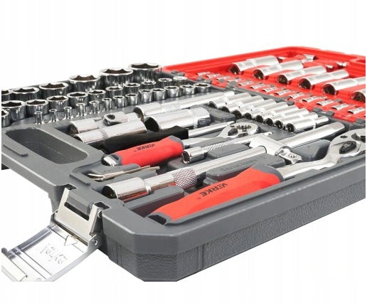 SOCKET WRENCHES 108 TOOL SOCKET WRENCH SET TORX BITS 2RATTLES Number of items in the set 106