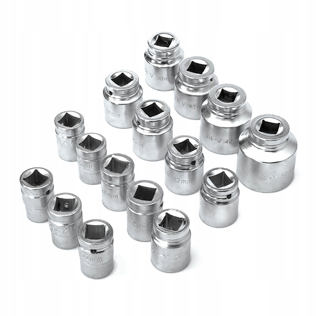 SOCKET WRENCHES 21EL 3/4 LARGE TIR CAPS FORGED STEEL Crv Product weight with unit packaging 12 kg