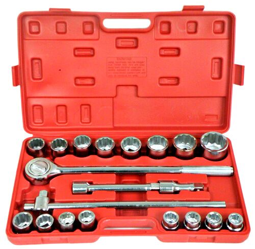 SOCKET WRENCHES 3/4 21elm SOCKET WRENCHES 19-50mm 12-Angle