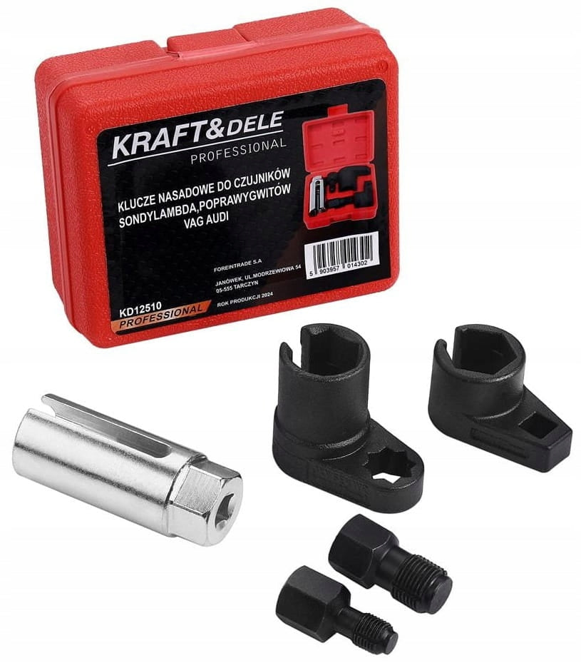 SOCKET WRENCHES FOR LAMBDA SENSOR CAP IMPROVEMENT OF AUDI KD12510 THREADS Brand Kraft&Dele