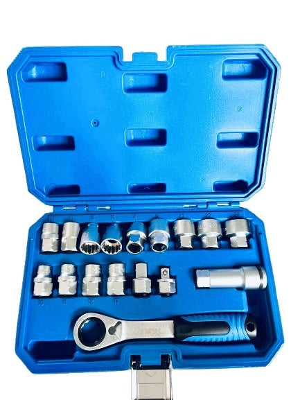 SOCKET WRENCHES OPEN 10-24MM. FOR RATCHET SHOCK ABSORBERS TSW Packaging status original