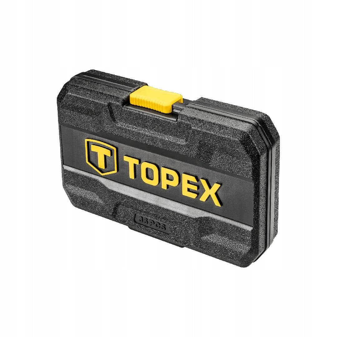 SOCKET WRENCHES SET WITH SUITCASE 1/4" 36 pcs TOPEX 38D6690 Manufacturer code 38D669
