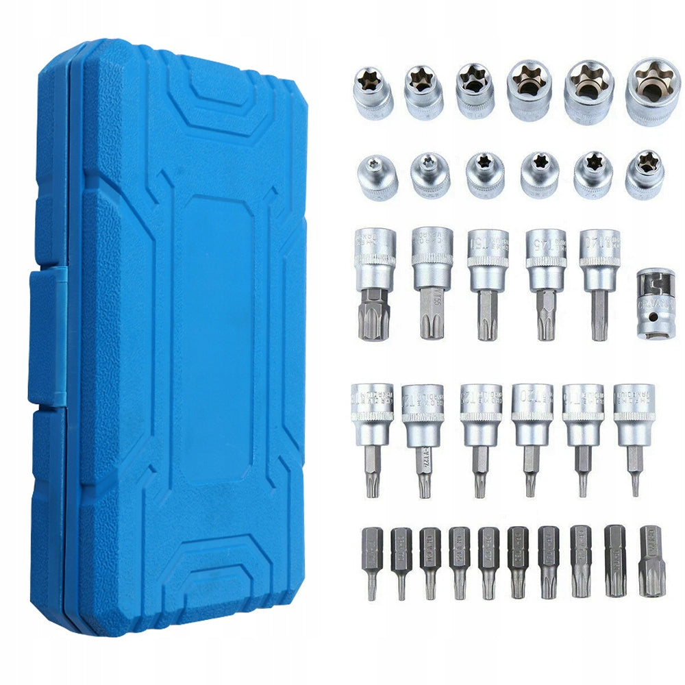SOCKET WRENCHES SOCKETS STAR BITS TORX SOCKET WRENCH SET 34el Brand no brand