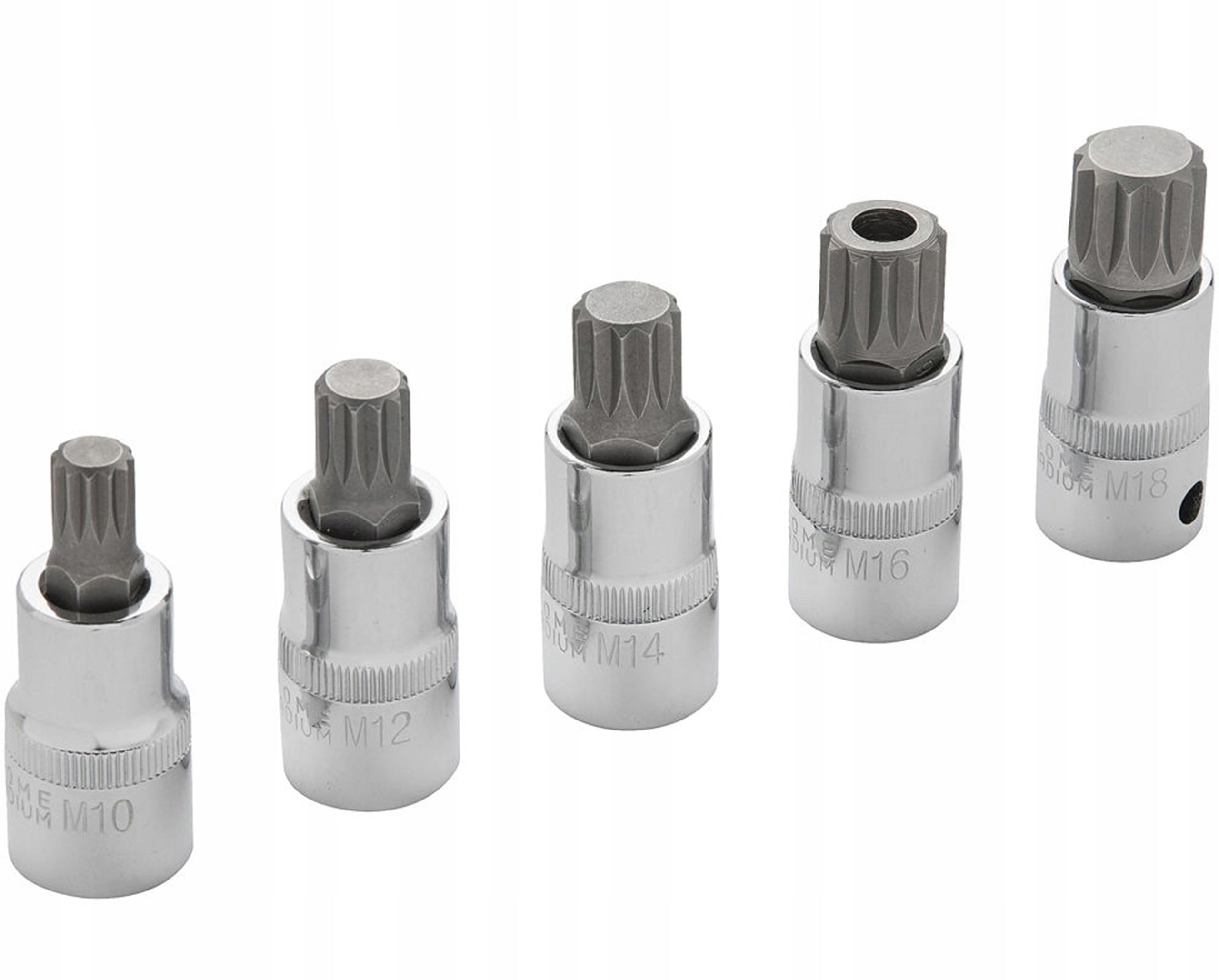 SOCKET WRENCHES SPLINE M10 M12 M14 M16 M18 HUB VW XZN 5EL.1/2