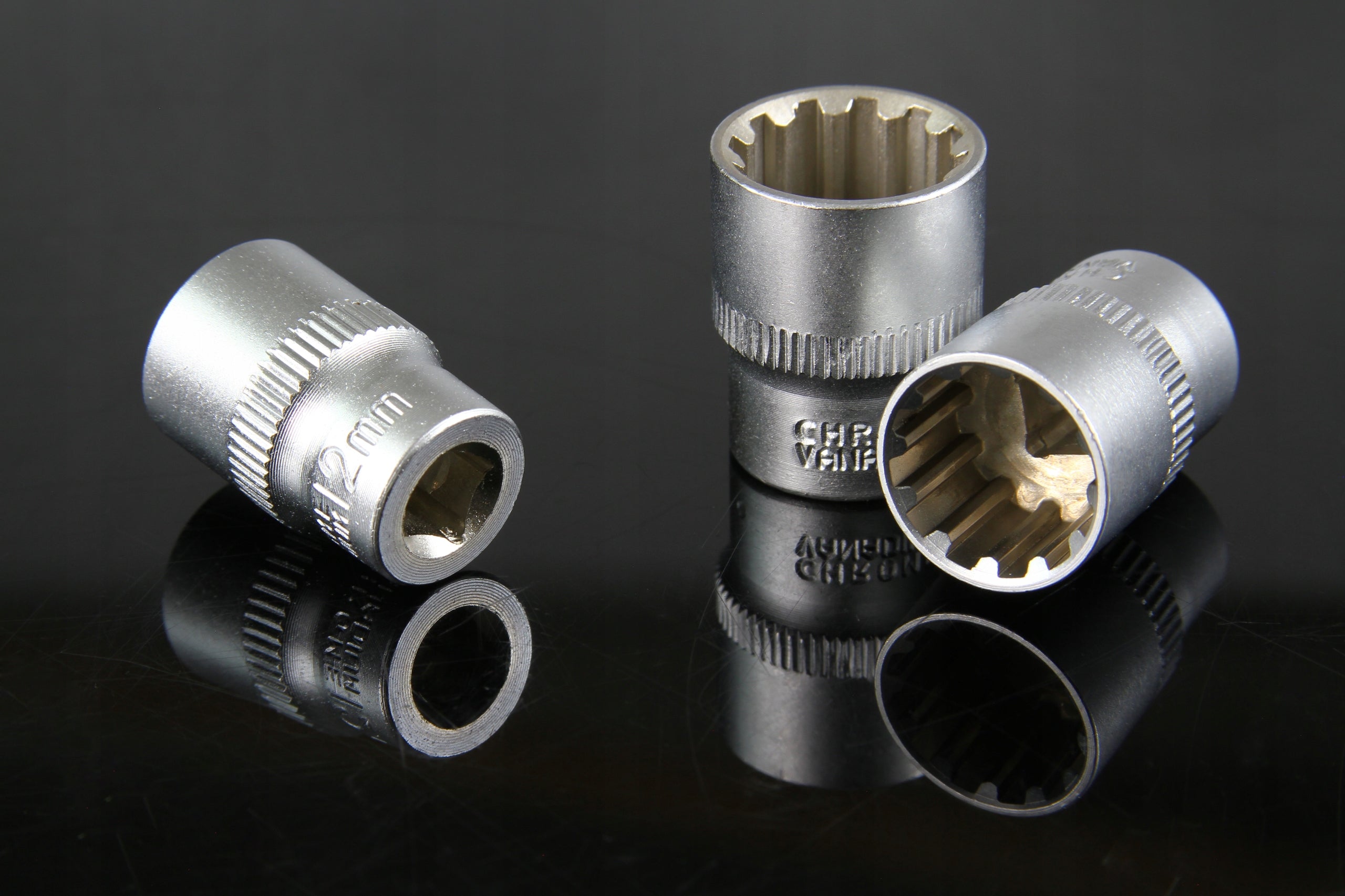 SOCKET WRENCHES SPLINE SOCKETS 1/4 RAILS 13el 4-14mm Key type socket