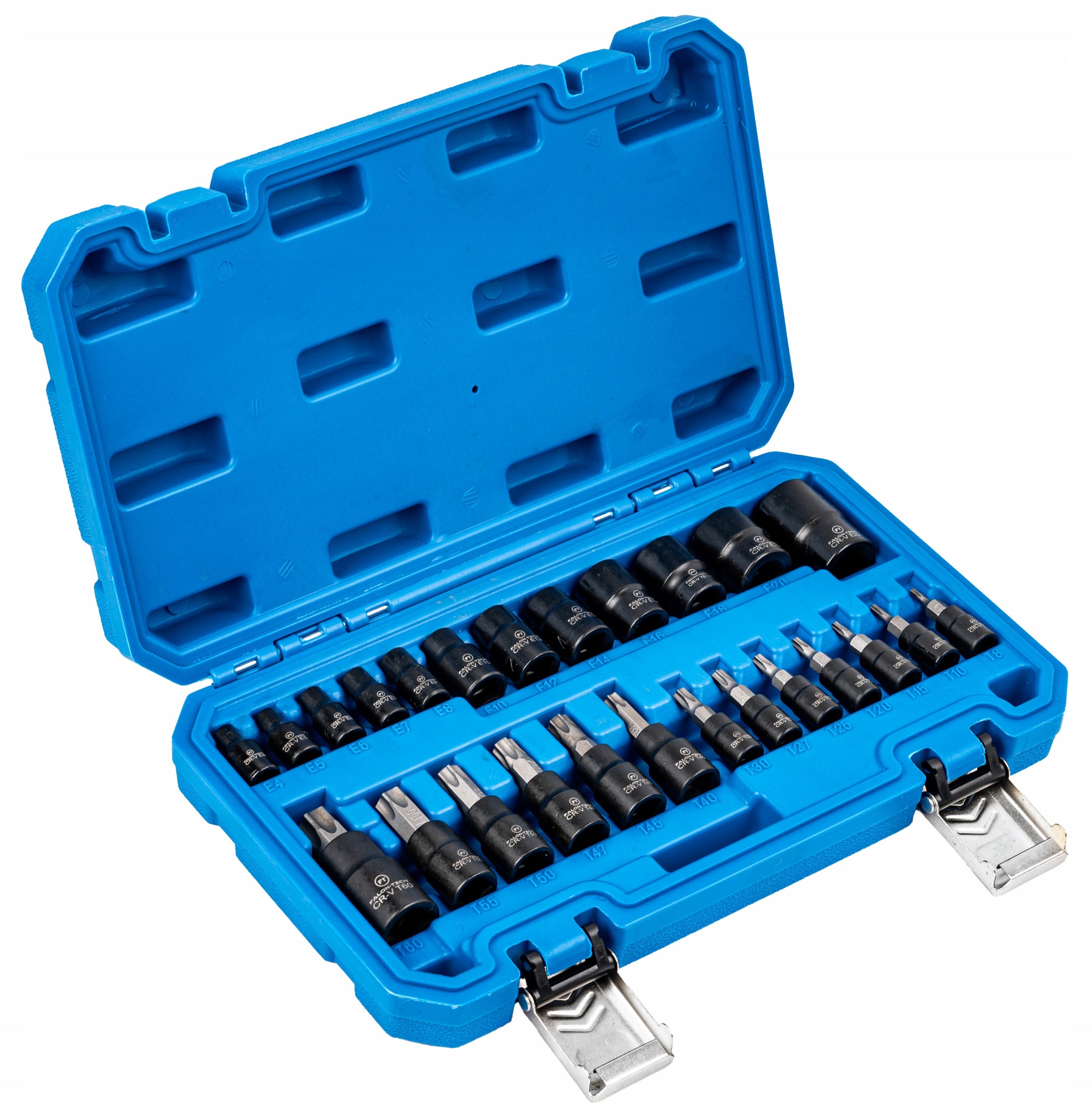 SOCKET WRENCHES TORX BITS INTERNAL E-TORX 1/4″ 3/8″ 1/2″ 25 EL EAN (GTIN) 5907580116976
