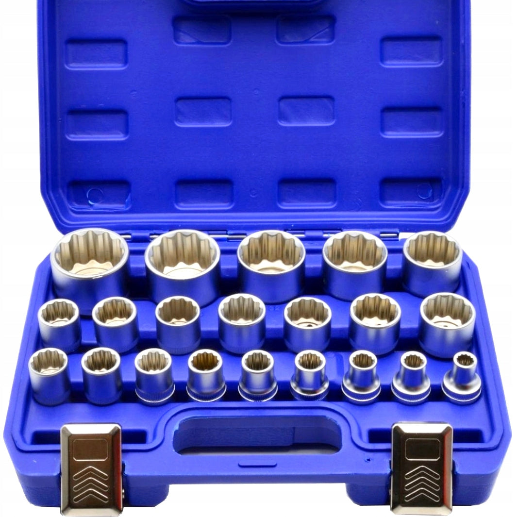 SOCKETS 12-angle 8-36mm set of 21 pieces KD10348