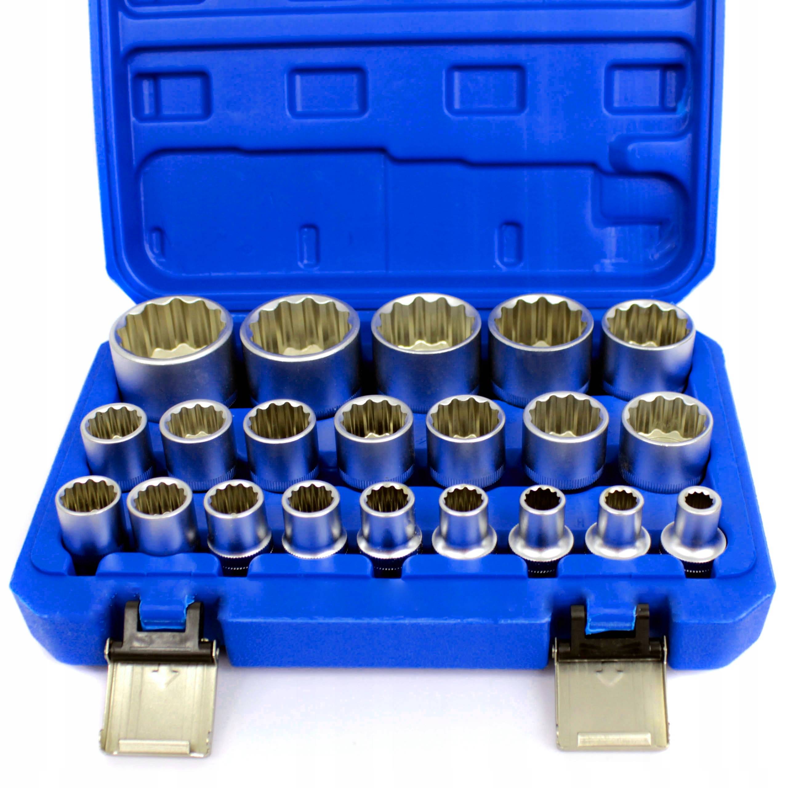 SOCKETS SPLINE 1/2 INCH socket wrenches socket set 12-angle 8-36mm Number of items in the set 21