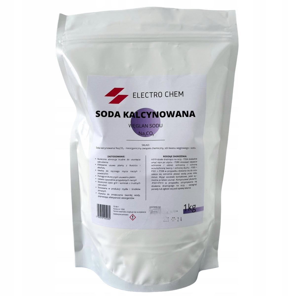 SODA ASH - SODIUM CARBONATE - FOR WASHING - 1KG