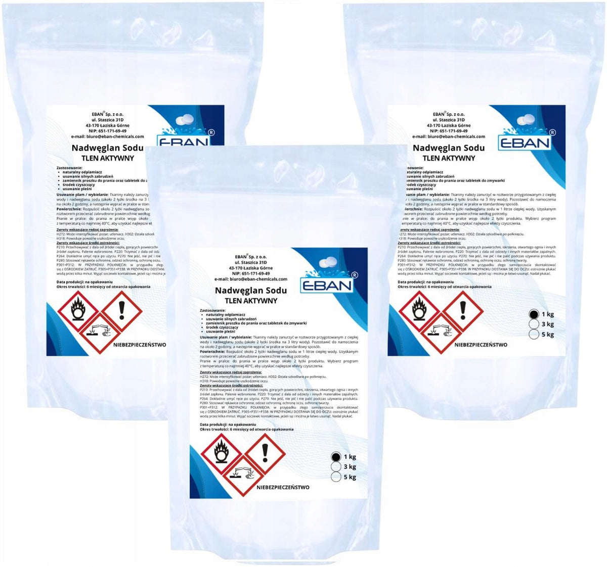 SODIUM PERCARBONATE 3 KG ACTIVE OXYGEN WASHING CLEANING WASHING POWDER 3KG
