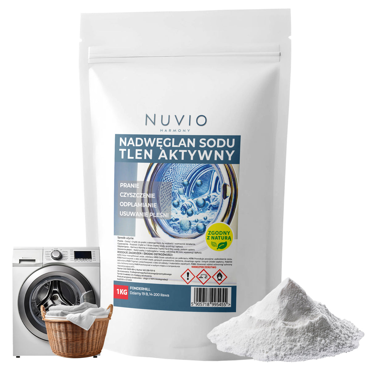 SODIUM PERCARBONATE DOYPACK 1KG Nuvio