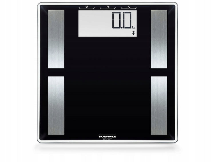 SOEHNLE Shape Sense Connect 50 Bathroom Scale Analytical Black Bluetooth Brand Soehnle