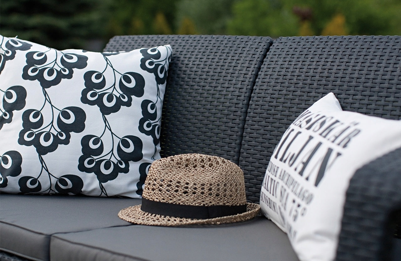 Outdoor-Sofa Keter ALLiBERT Corfu Love Seat Max, grau 
