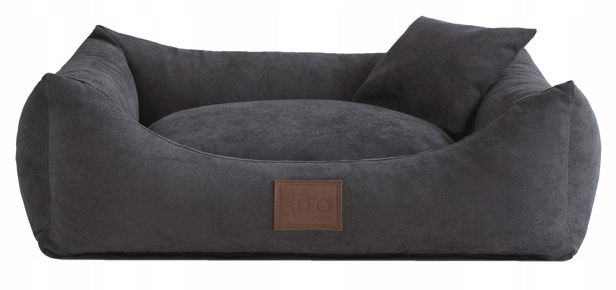 SOFA SUN. Dog bed XL 115/90 Graphite Brand Leo4dog