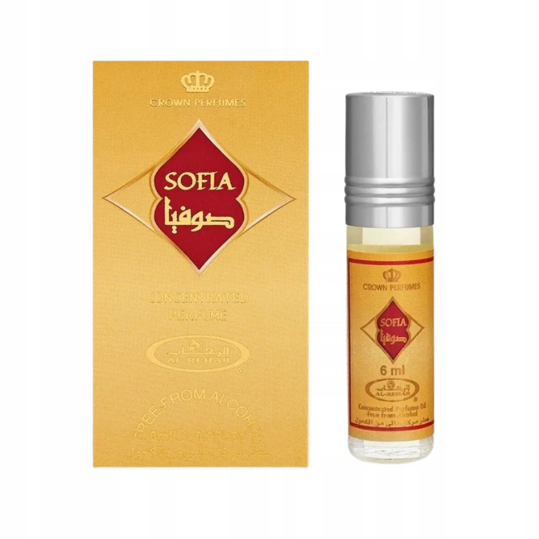 SOFIA Perfume in CPO Oil 6 ml | Al Rehab Packaging status original