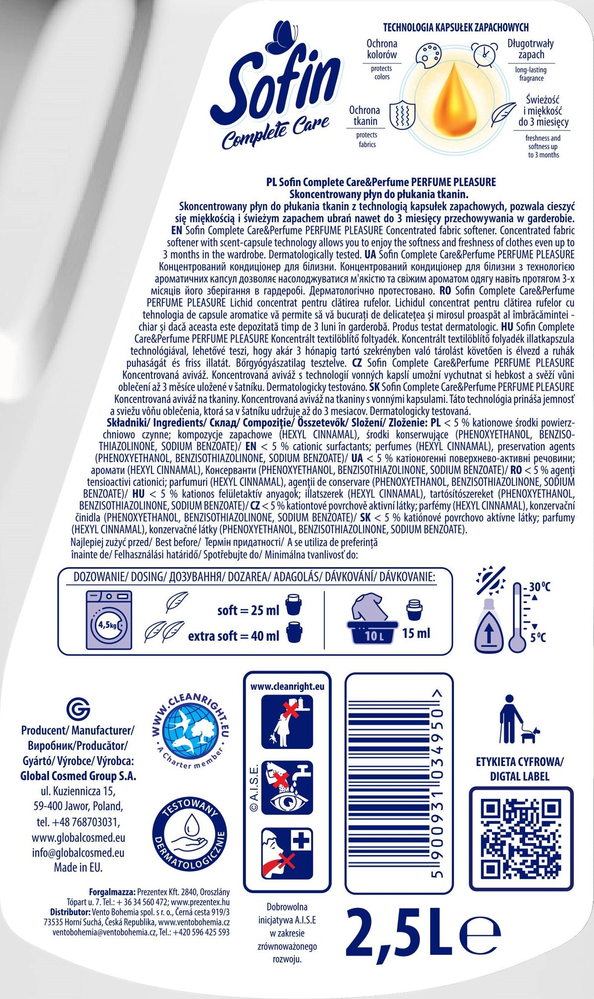 SOFIN Complete Care Perfume Brand Sofin