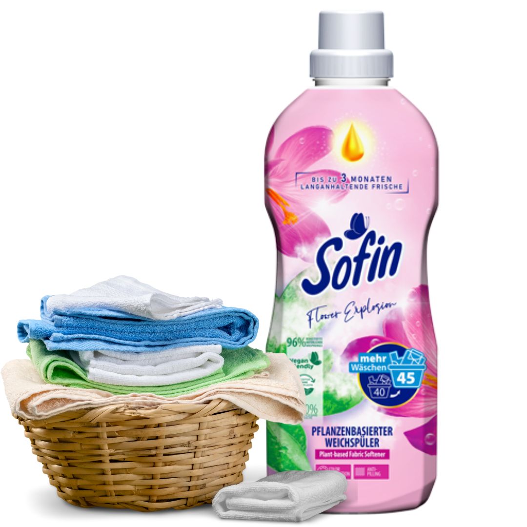 SOFIN FABRIC SOFTENER CONCENTRATE FLOWER EXPLOSION 45 WASHES Brand Sofin
