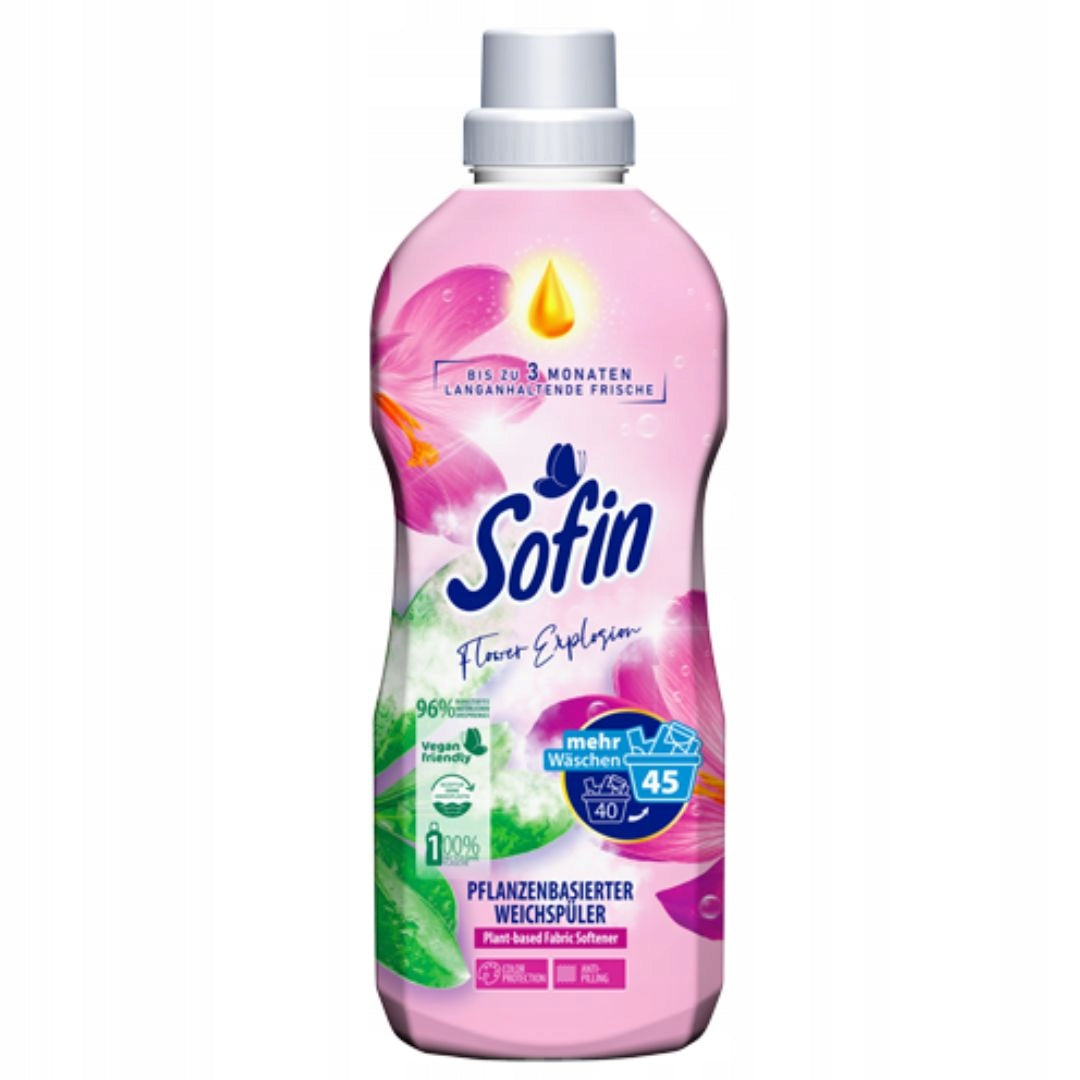 SOFIN FABRIC SOFTENER CONCENTRATE FLOWER EXPLOSION 45 WASHES