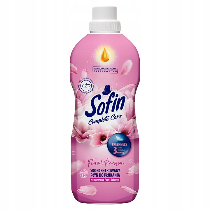 SOFIN FLORAL PASSION FABRIC SOFTENER FLORAL 800ML Packaging status original