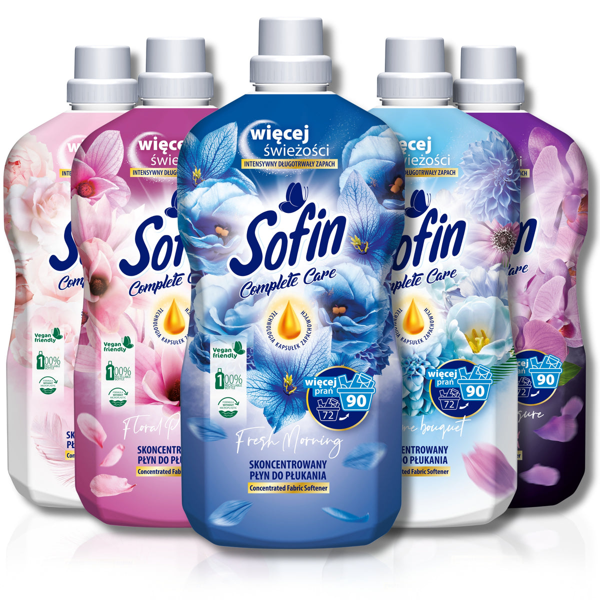 SOFIN Fabric Rinsing Liquid Color Protection Set MIX 1,8l x5 (450 Washes)