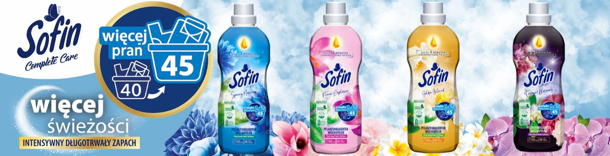 SOFIN Fabric Rinsing Liquid Spring Morning Prevents  810 ml DE Packaging status original