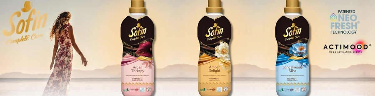 SOFIN Oriental Perfumed Fabric Rinsing Liquid Argan Therapy 810ml x 3 Packaging status original
