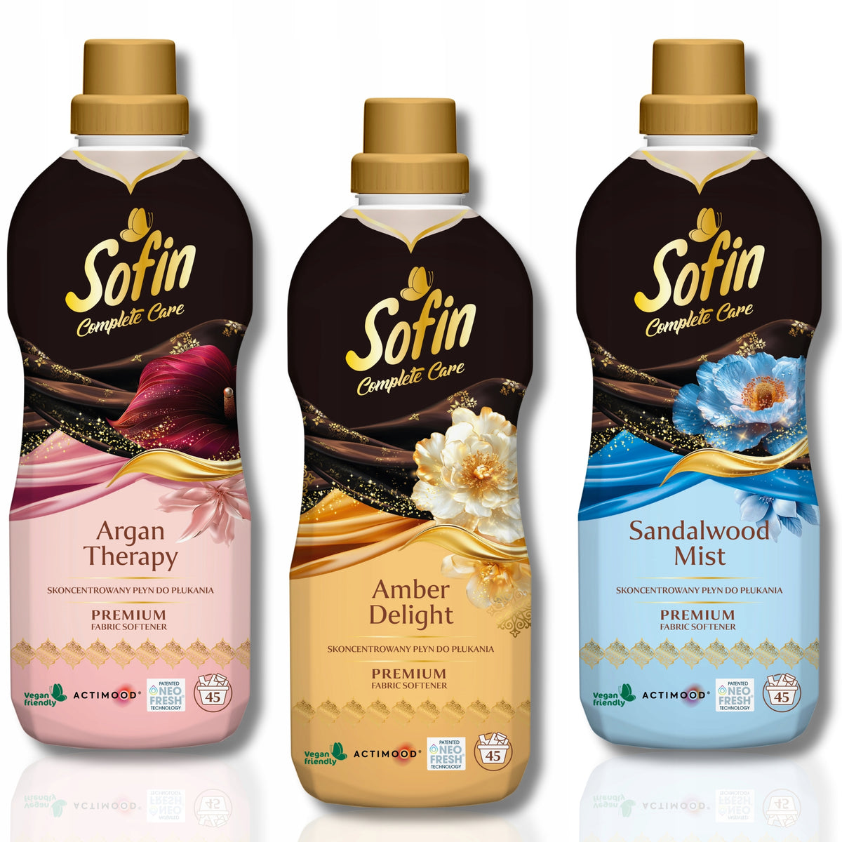 SOFIN Perfumed Fabric Rinsing Liquid Inspired by the Orient 810ml x 3pcs