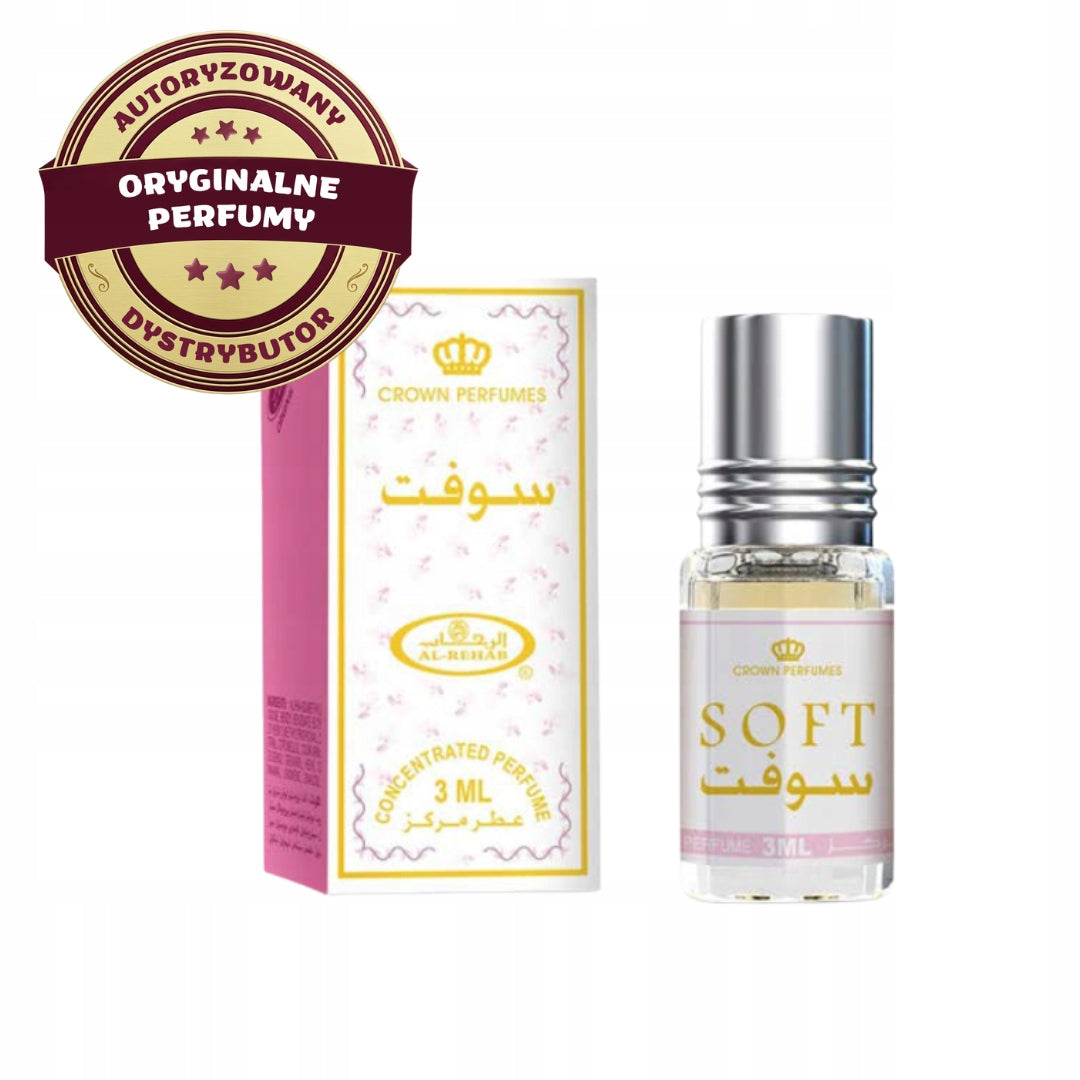 SOFT ARABIC PERFUME IN CITRUS OIL SWEET DELICATE 3 ml AL REHAB