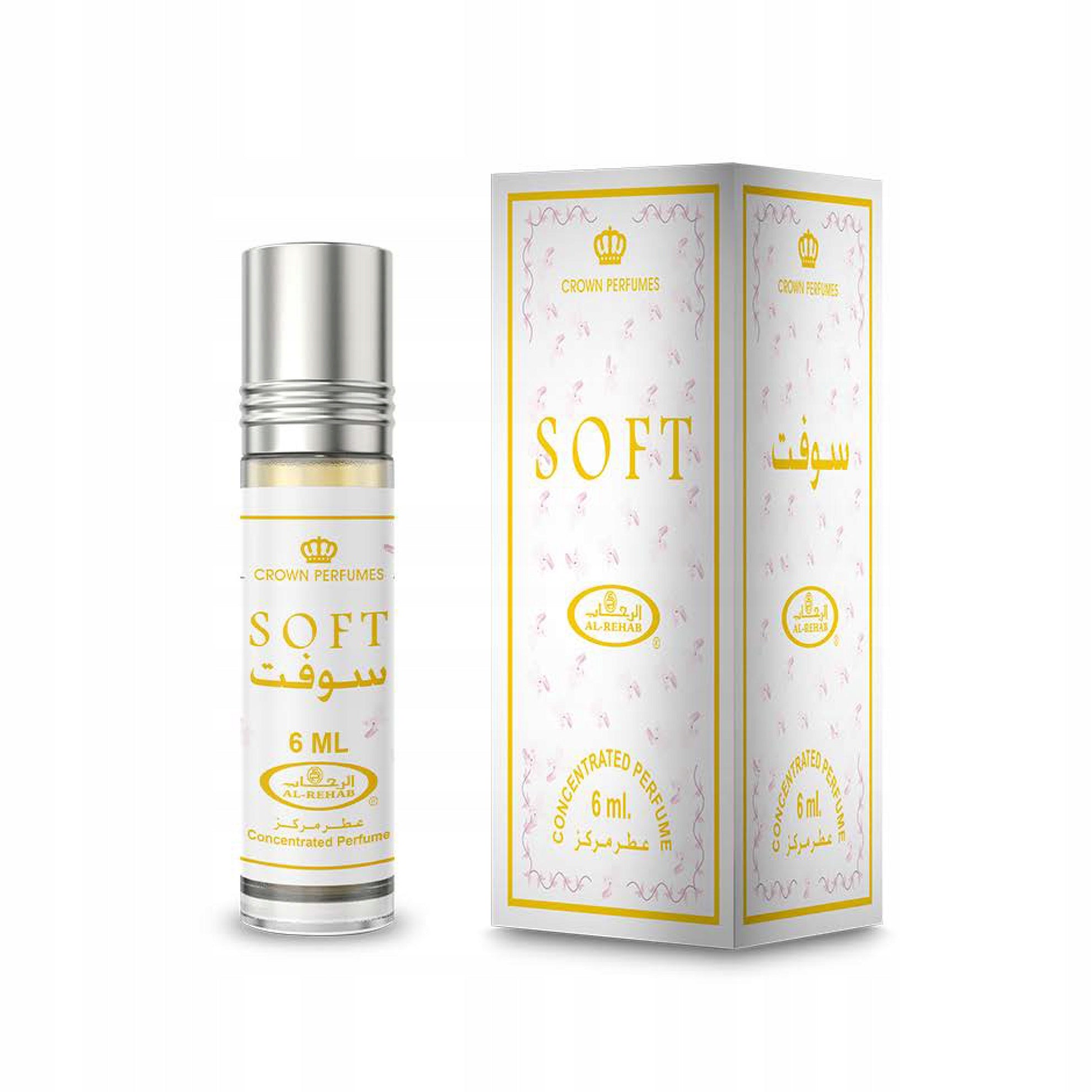 SOFT ARABIC PERFUME IN CITRUS OIL SWEET DELICATE 6 ml AL REHAB Packaging status original