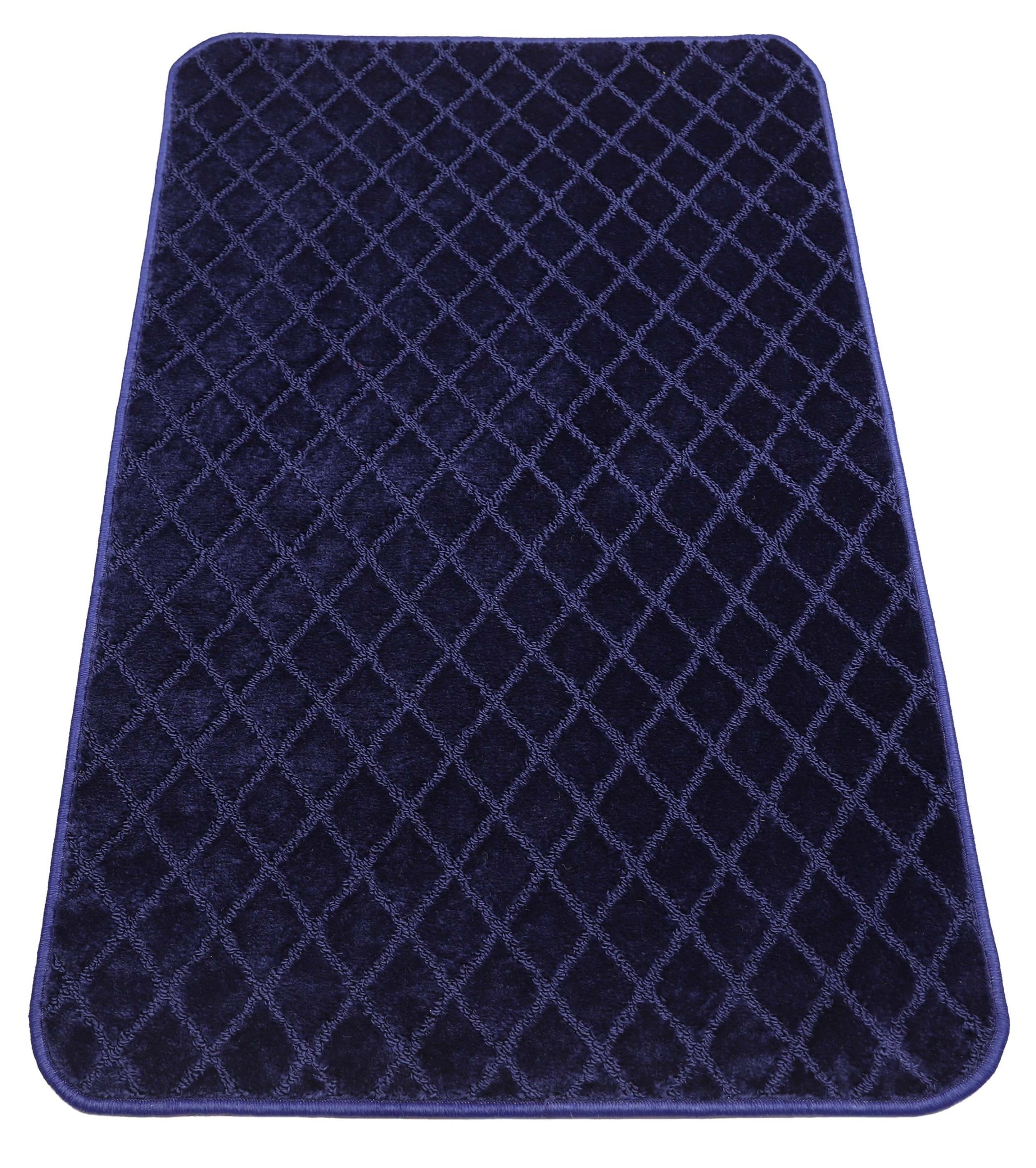 SOFT BATHROOM RUG NON-SLIP FASHIONABLE NAVY BLUE 80X120 cm Manufacturer code Dywanik do łazienki Luxus